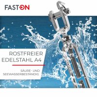 Wantenspanner M8 Gabel/Gabel geschweißt offen...