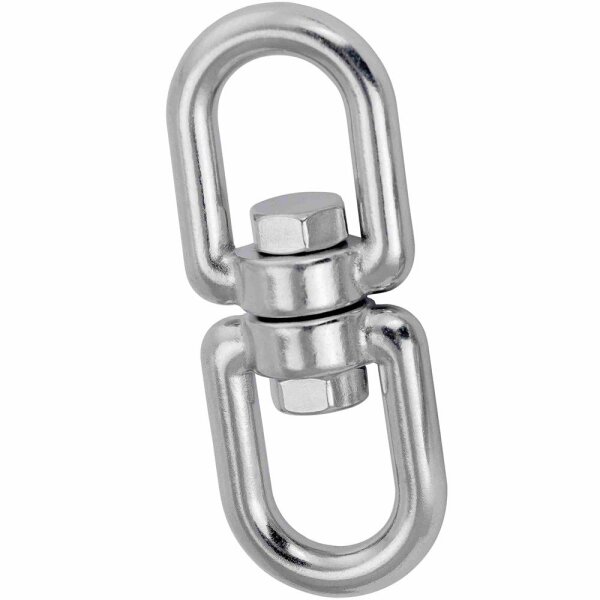 Wirbel D=8 Auge/Auge Edelstahl A4