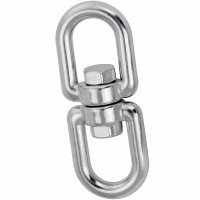 Wirbel D=10 Auge/Auge Edelstahl A4