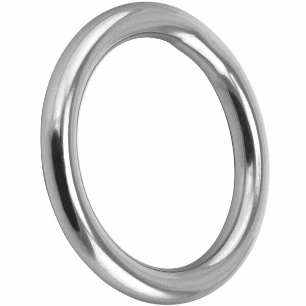Ring 4x30 geschweißt poliert Edelstahl A4