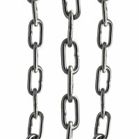Kette 4 mm - kurzgliedrig DIN 766 Edelstahl A4
