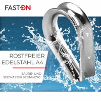 Kausche D=6 mm ähnl. DIN 6899 Edelstahl A4