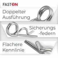 Federstecker 8,00x150 ähnl. DIN 11024 Edelstahl A2