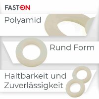 Unterlegscheiben 5,3 (M5) DIN 125 Polyamid PA