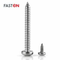 Linsenkopf-Blechschrauben 2,2x22 Kreuzschlitz (PH) Edelstahl A2 DIN 7981