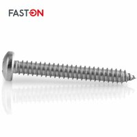 Linsenkopf-Blechschrauben 4,8x19 Kreuzschlitz (PH) Edelstahl A2 DIN 7981