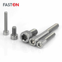 Zylinderschrauben M5x35 mit Innensechsrund TX (ISO 14579) Edelstahl A2