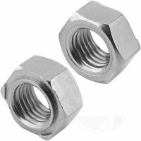 Sechskant-Schweißmuttern M8 DIN 929 Edelstahl A2