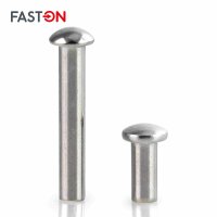 Halbrmitnieten 4x10 DIN 660 Edelstahl A2