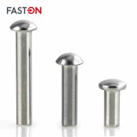 Halbrmitnieten 5x20 DIN 660 Edelstahl A2