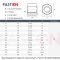 Sechskantmuttern 1,5 d hoch M6 Form B DIN 6330 Edelstahl A2