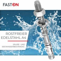 Bolzenanker 12,0x45/145 Edelstahl A4