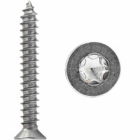 Senk-Blechschrauben mit Innensechsrund 2,2x22 Edelstahl A2 (DIN 7982)