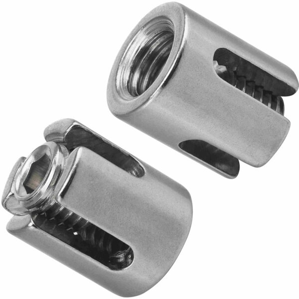 Kreuzklemme Offen 3mm Edelstahl A4