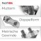Duplex Drahtseilklemme 6 mm aus Edelstahl A4