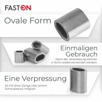 Pressklemme Edelstahl 5mm