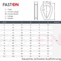 Kausche Schwere Form 3mm