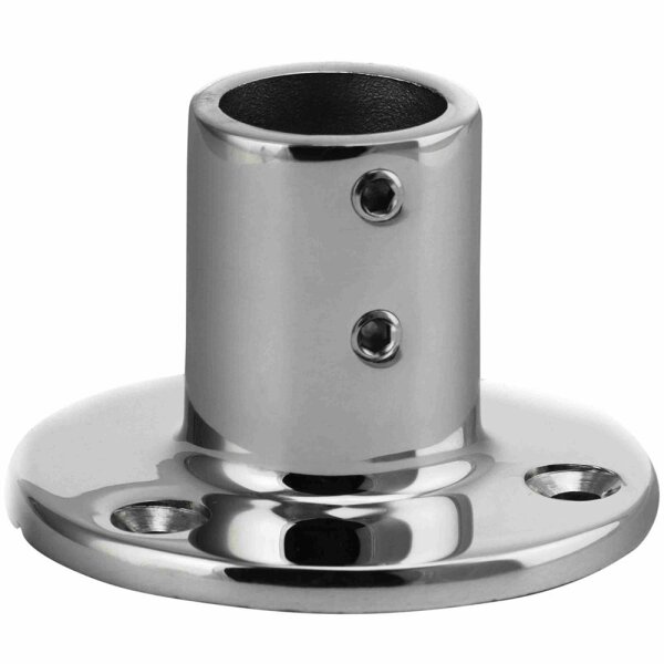 Relingfuss 90° rund 22mm
