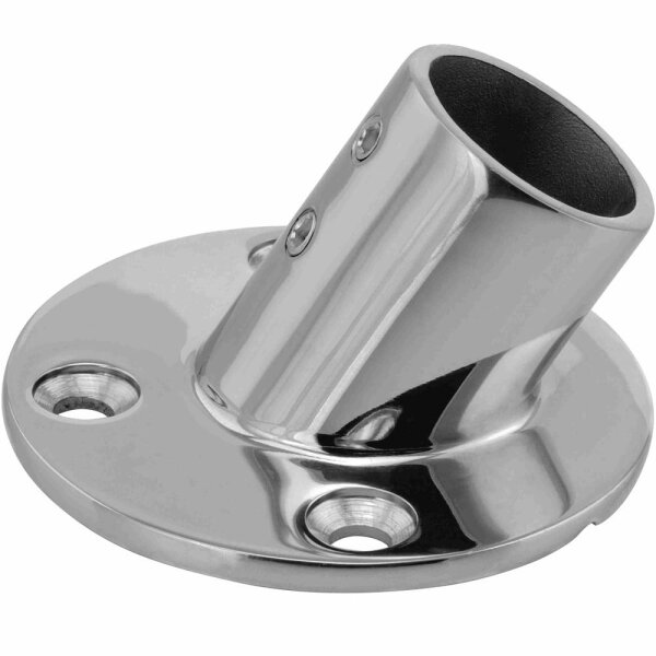 Relingfuss 60° rund 22mm
