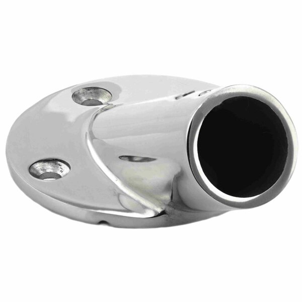Relingfuss 30° rund 22mm
