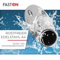 Relingfuss 30° rund 22mm