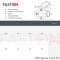 Relingfuss 30° rund 22mm