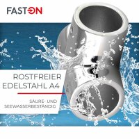 T-Stück 90° 25mm Edelstahl A4