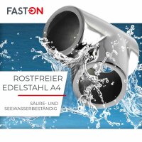 T-Stück 60° 22mm Edelstahl A4