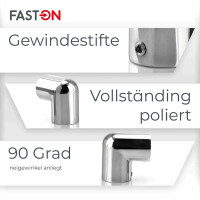 Eckverbindung 90&deg; Feinguss 25mm