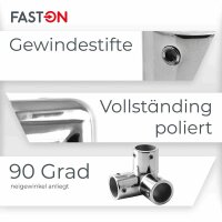 Drei Wege-Verbindung 90° 22mm