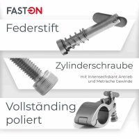Rohrundtelstück 22mm Teilbar