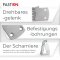 Scharniere 40mm Edelstahl A2