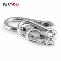 Karabinerhaken 100mm Mit Muttern mit Kausche