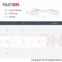 Schnapphaken 100mm