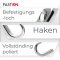 Kleiderhaken 30x10mm Ein Loch