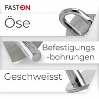 Augplatte 33mm rund Mit Gewinde Typ A