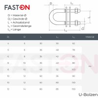 U-Bolzen 4x30mm