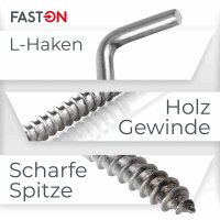 Hakenschrauben 3x30mm