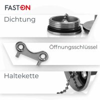 Tankeinfüllstutzen 75mm Wasser