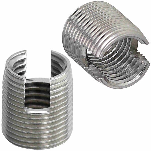 Selbstschneidende Gewindeeinsätze M12 Edelstahl A2