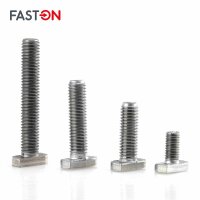 Hammerkopfschrauben M10x70 für Montageschienen Typ 28/15 Edelstahl A2