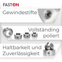 Stellringe für Welle D= 5 inkl. Gewindestift DIN 705 Edelstahl A2