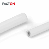 4/7 mm Drahtseil 7x7, PVC ummantelt, weiss, Edelstahl A4