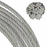 2,0 mm Drahtseil 7x7 mittelweich Edelstahl A4