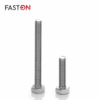 Sechskantschrauben M10x50 DIN 933 Edelstahl A2