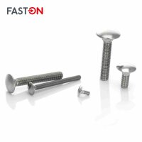 Schlossschrauben M8x16 mit Vierkantansatz DIN 603 Edelstahl A2