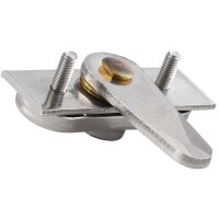 Cabinet Panel Lock+Brass Edelstahl A2