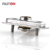 Cabinet Panel Lock+Brass Edelstahl A2