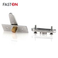 Cabinet Panel Lock+Brass Edelstahl A2