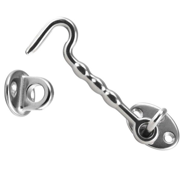 Kabinenhaken 100mm Edelstahl A4